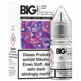Big Tasty Blast Series - Grape Blast Liquid 10ml 20mg/ml Nikotinsalz