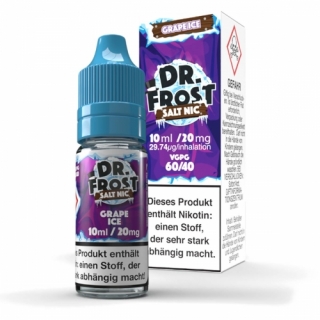 Dr. Frost Polar Ice Vapes - Grape Ice Liquid 10ml 20mg/ml Nikotinsalz