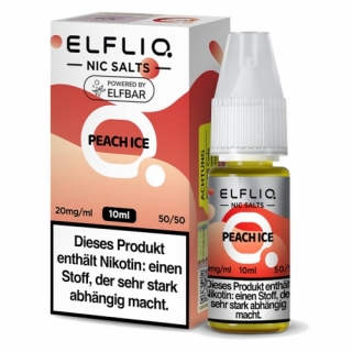 ELFLIQ Peach Ice Liquid 10ml 10mg/ml Nikotinsalz