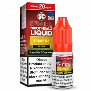 SC Liquid Red Line - Banana Ice Liquid 10mg/ml Nikotinsalz