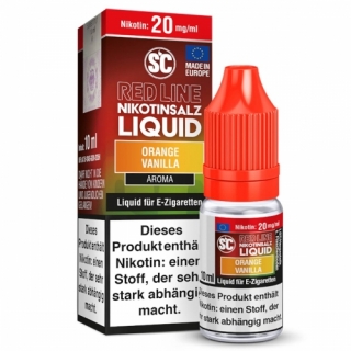 SC Liquid Red Line - Orange Vanilla Liquid 10mg/ml Nikotinsalz