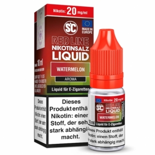 SC Liquid Red Line - Watermelon Liquid 20mg/ml Nikotinsalz