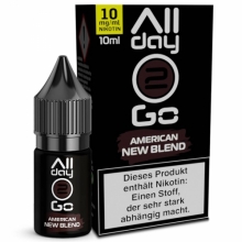 Allday 2 Go American New Blend Liquid 10ml Hybrid...