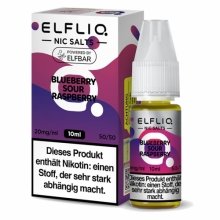 ELFLIQ Blueberry Sour Raspberry Liquid 10ml Nikotinsalz