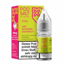 Pod Salt X Lime Raspberry Grapefruit Liquid 10ml Nikotinsalz