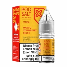 Pod Salt X Mango Strawberry Peach Liquid 10ml Nikotinsalz