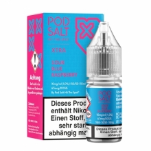 Pod Salt X Sour Blue Raspberry Liquid 10ml Nikotinsalz