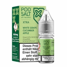 Pod Salt X White Grape Cucumber Apple Liquid 10ml...