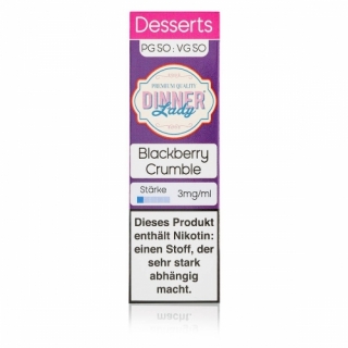 Dinner Lady -Desserts- Blackberry Crumble Liquid 12mg/ml