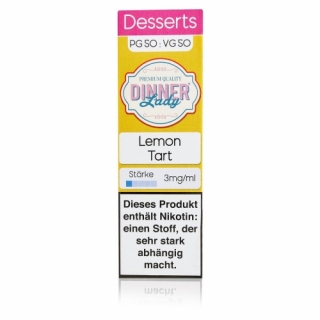 Dinner Lady -Desserts- Lemon Tart Liquid 12mg/ml