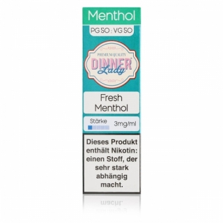 Dinner Lady -Menthol- Fresh Menthol Liquid 3mg/ml