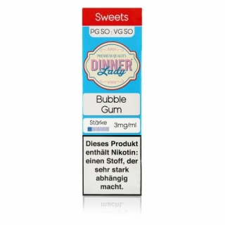 Dinner Lady -Sweets- Bubblegum Liquid 12mg/ml