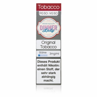 Dinner Lady -Tobacco- Original Tobacco Liquid 3mg/ml