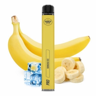 Dinner Lady Vape Pen Pro - Banana Ice Einweg E-Zigarette 2ml 20mg/ml