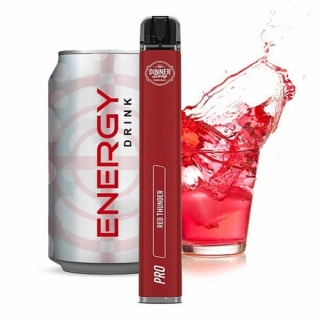 Dinner Lady Vape Pen Pro - Red Thunder Einweg E-Zigarette 2ml 20mg/ml