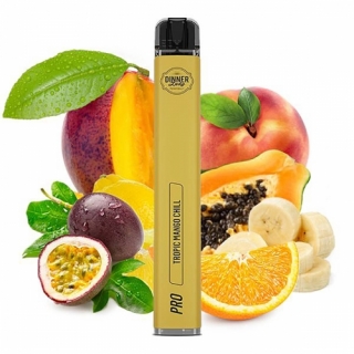 Dinner Lady Vape Pen Pro - Tropic Mango Chill Einweg E-Zigarette 2ml 20mg/ml
