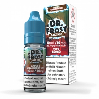 Dr. Frost Apple Cranberry Ice Liquid 10ml 20mg/ml Nikotinsalz