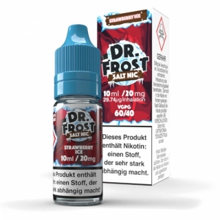 Dr. Frost Polar Ice Vapes - Strawberry Ice Liquid 10ml 20mg/ml Nikotinsalz