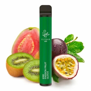 ElfBar 600 Kiwi Passion Fruit Guave Einweg E-Zigarette 20mg/ml