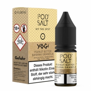 Pod Salt Fusion Peanut Butter Banana Granola Liquid