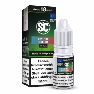 SC Liquid Menthol-Erdbeere Liquid 18mg/ml