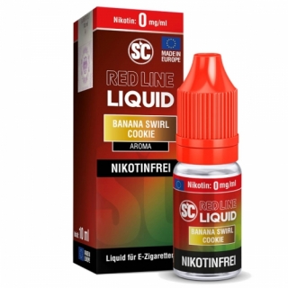 SC Liquid Red Line - Banana Swirl Cookie Liquid 10ml 0mg/ml Nikotinsalz