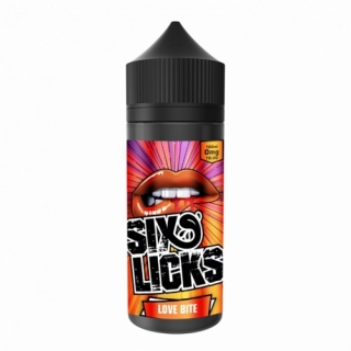 Six Licks Love Bite Liquid Shake & Vape 100/120ml